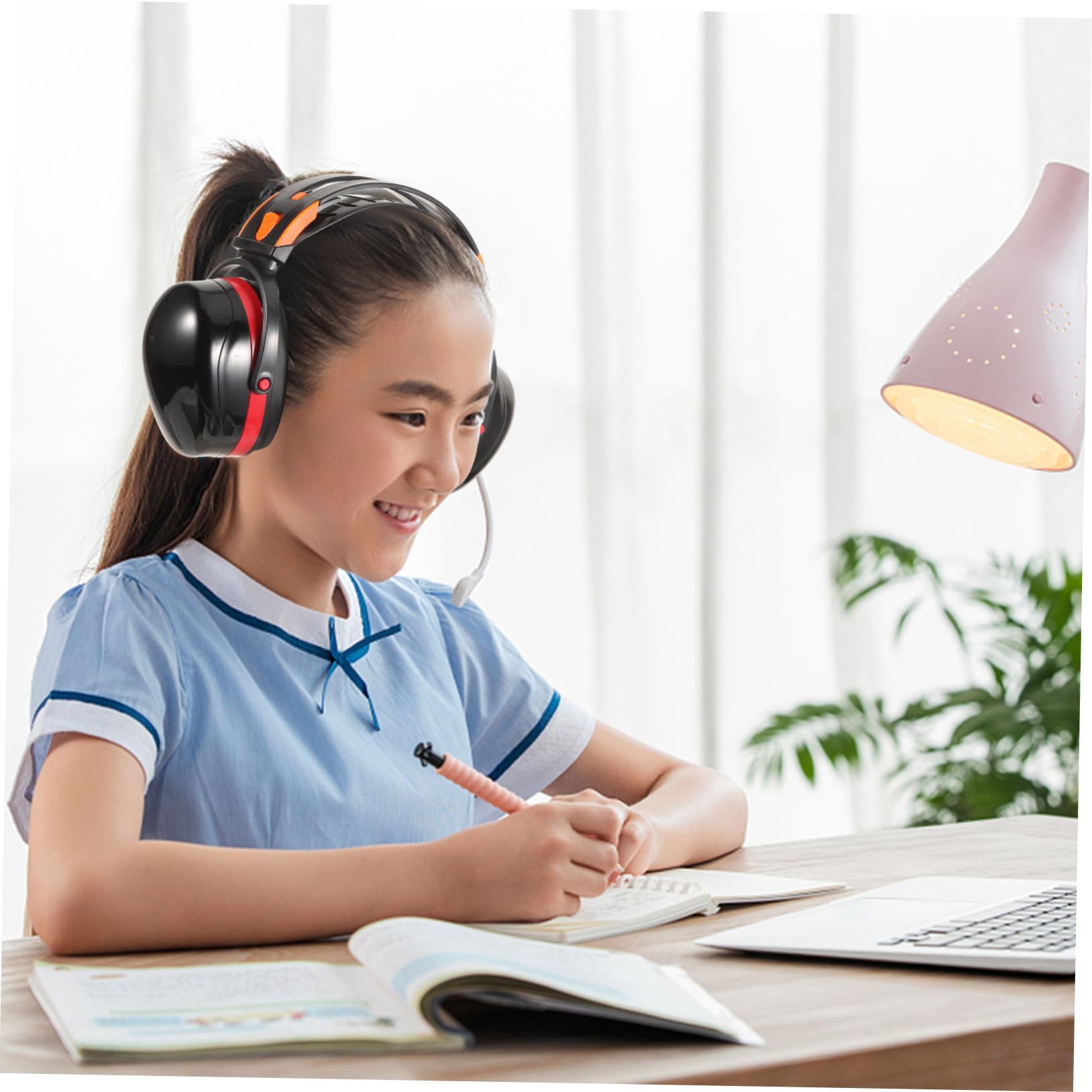 Angoily 3 Piezas orejeras insonorizadas auriculares con cable auriculares de baterista auriculares con cancelación de ruido auriculares antiruido auriculares diadema con cable el plastico