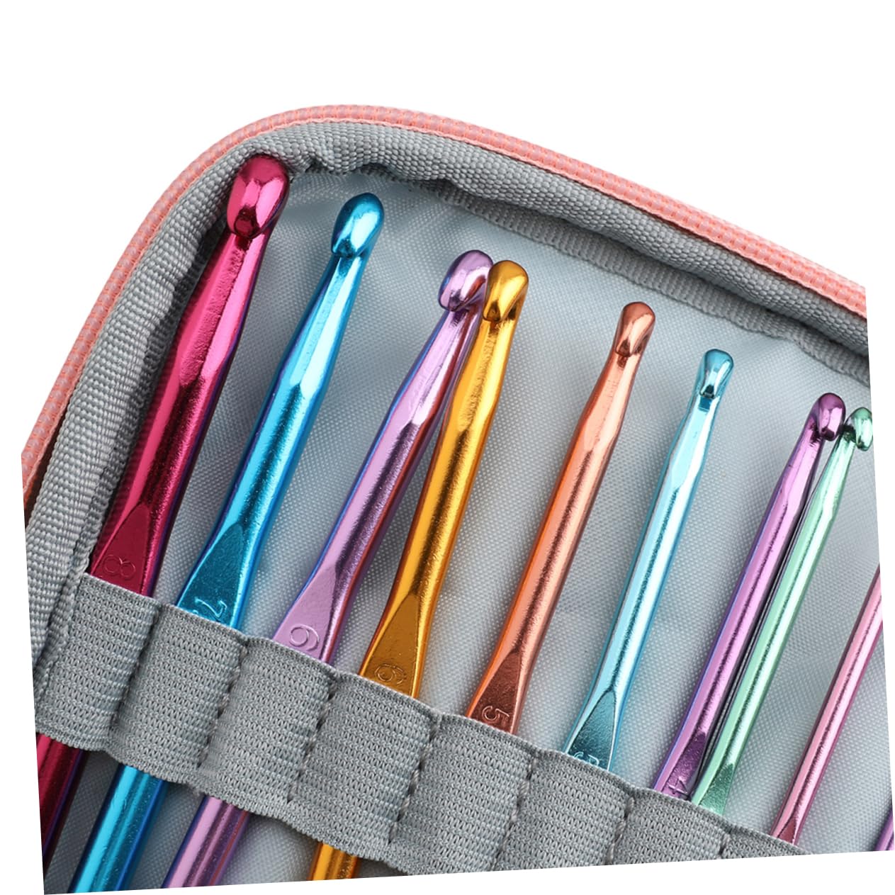 HOMSFOU 1juego Herramientas De Mano Con Bolsa De Almacenamiento Kit De Ganchillo Con Agujas De Para Manualidades y Proyectos Diy