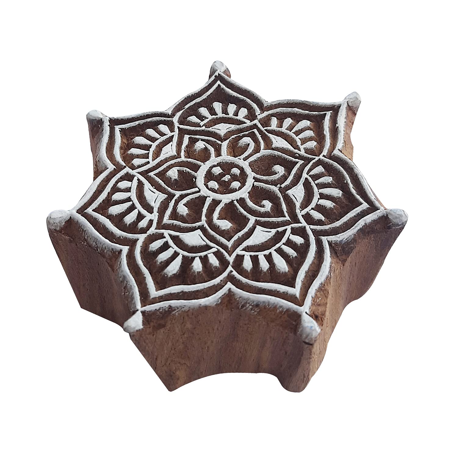 Royal Kraft Wooden Stamps DIY Fabric, Textile, Clay, Pottery, Paper, Henna Printing Blocks THBtag186
