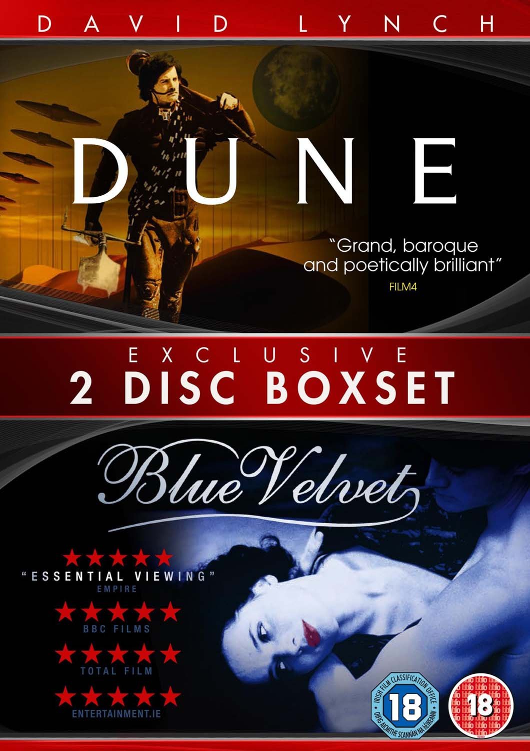 Estuche Dune y Blue Velvet en DVD edición de coleccionista para cinéfilos