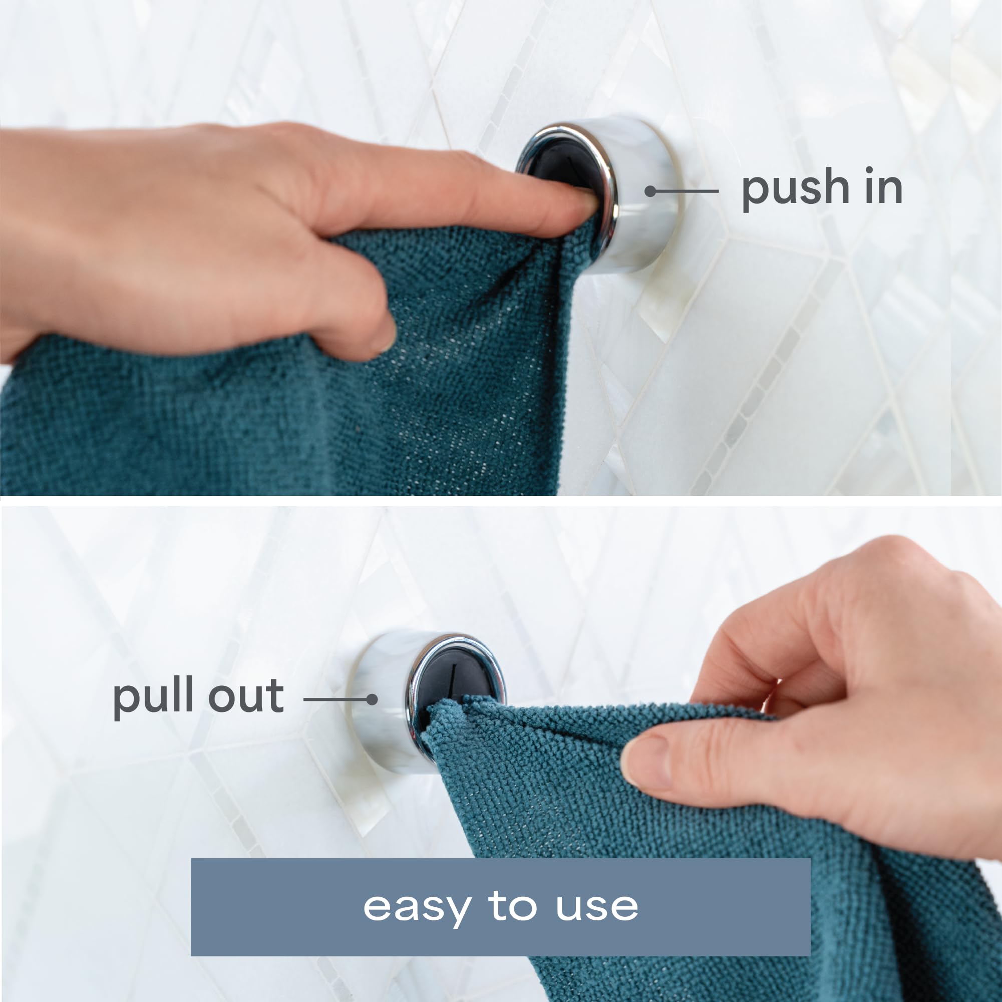 S&T Push Hooks - Hang Towels & More! -3