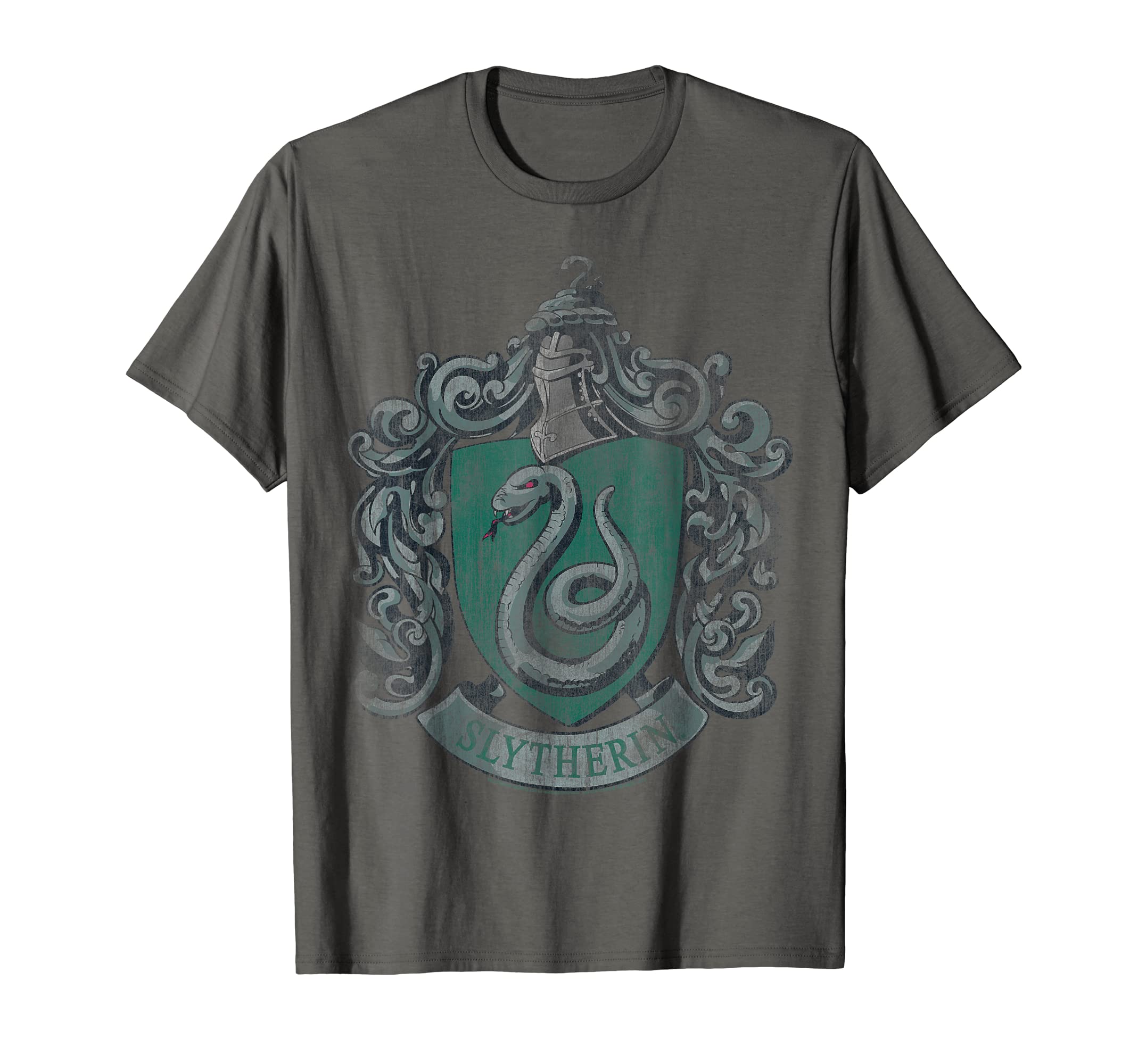 Harry Potter Distressed Slytherin Crest T-ShirtOEKO-TEX STANDARD 100
