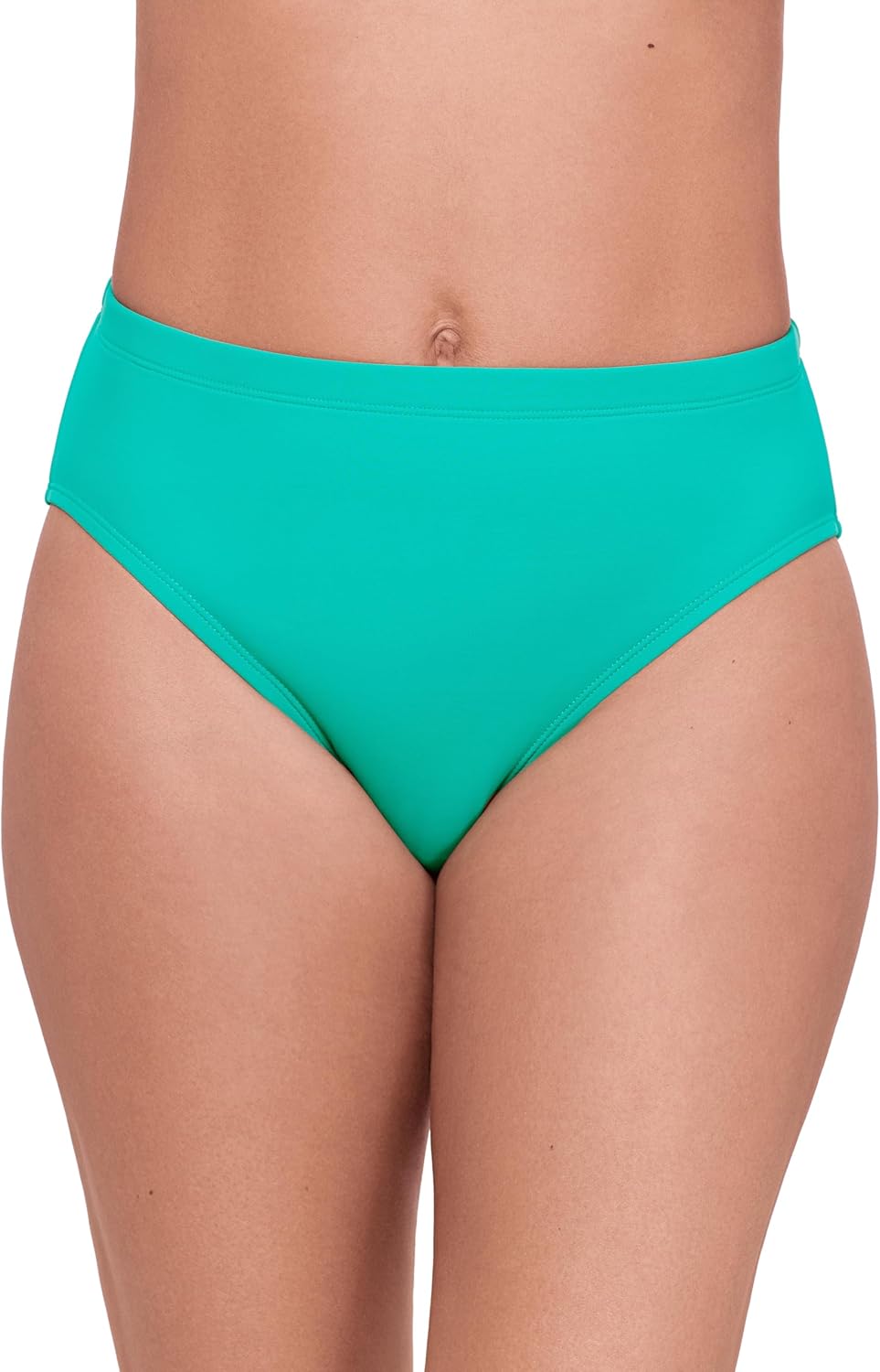 Aqua Green Women's Mid Rise Brief