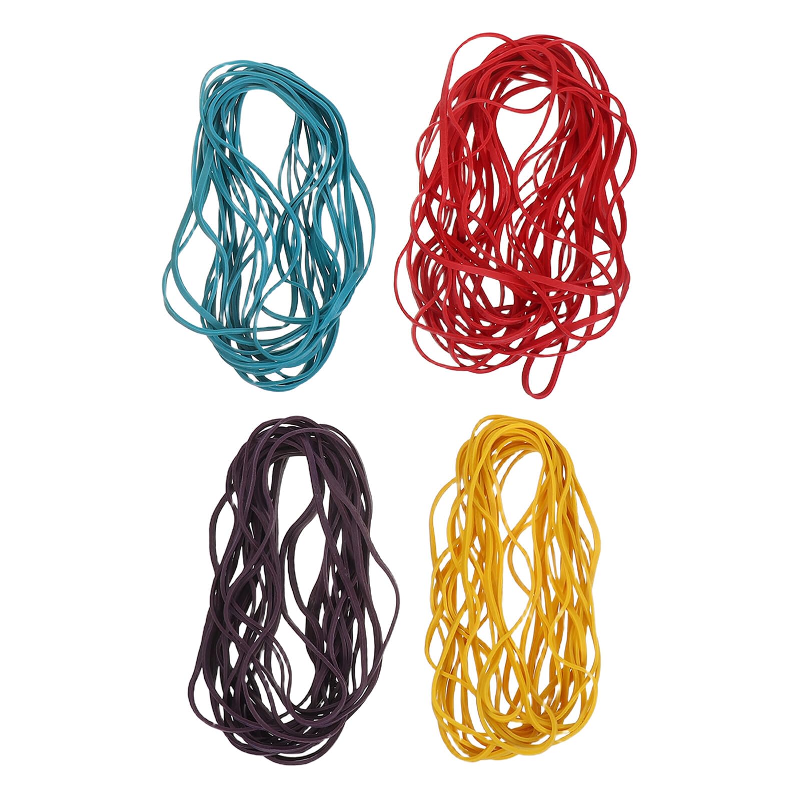 BESTonZON 2560pezzi Elastici Colorati Elastici ad Alta Elasticità per Organizzazione di Documenti Libri Scolastici Forniture per Ufficio e Imballaggi