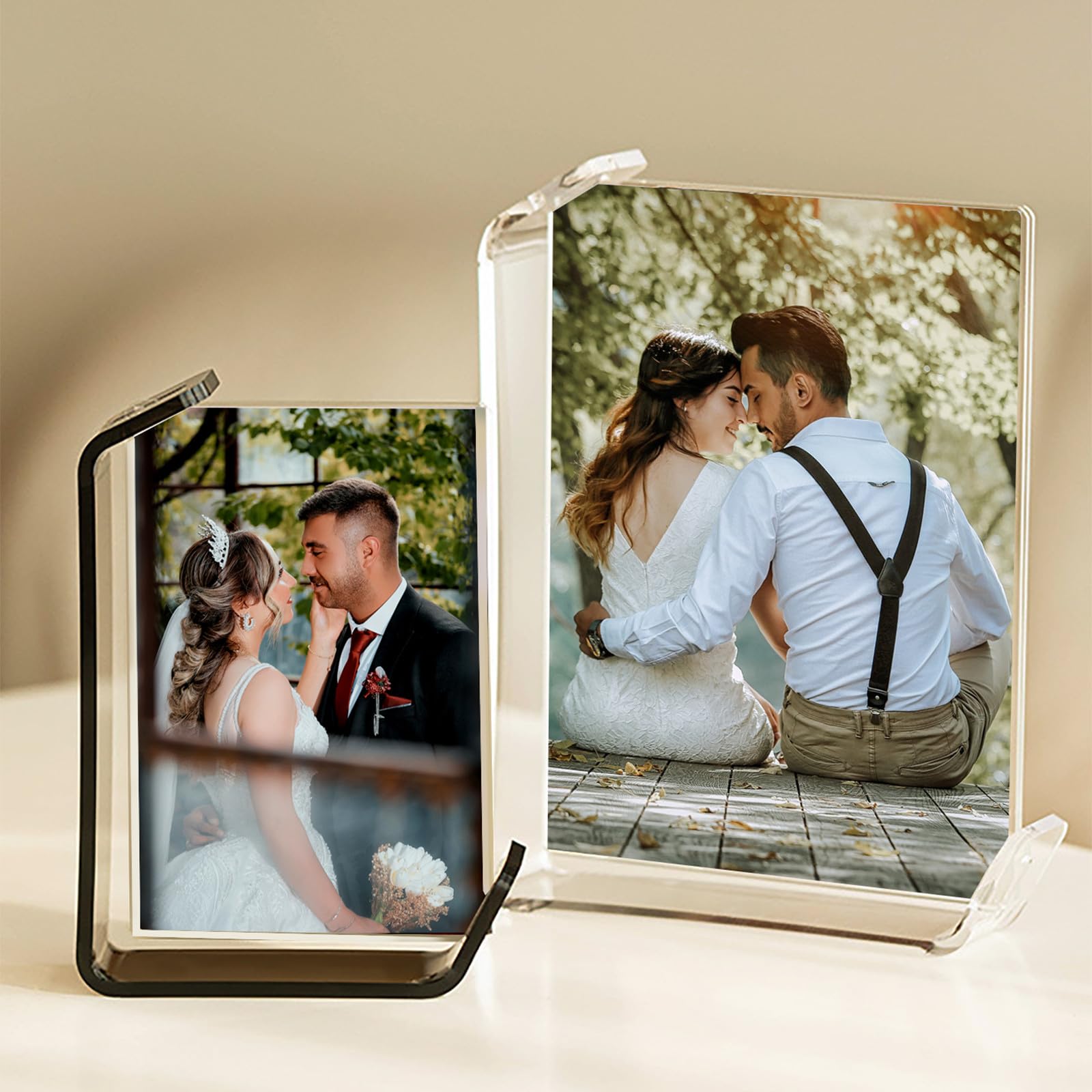 Amazon.com - SetGame 2-Pack 4x6 Picture Frame, Acrylic Art Frames