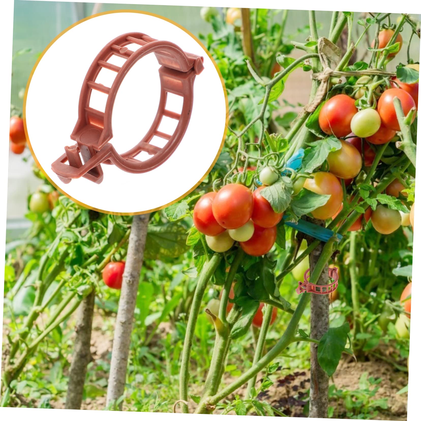 TOYANDONA 400pezzi Clip per Clips per Giardinaggio per Cetrioli e Rampicanti Protezione per Fusti e Sostenibile