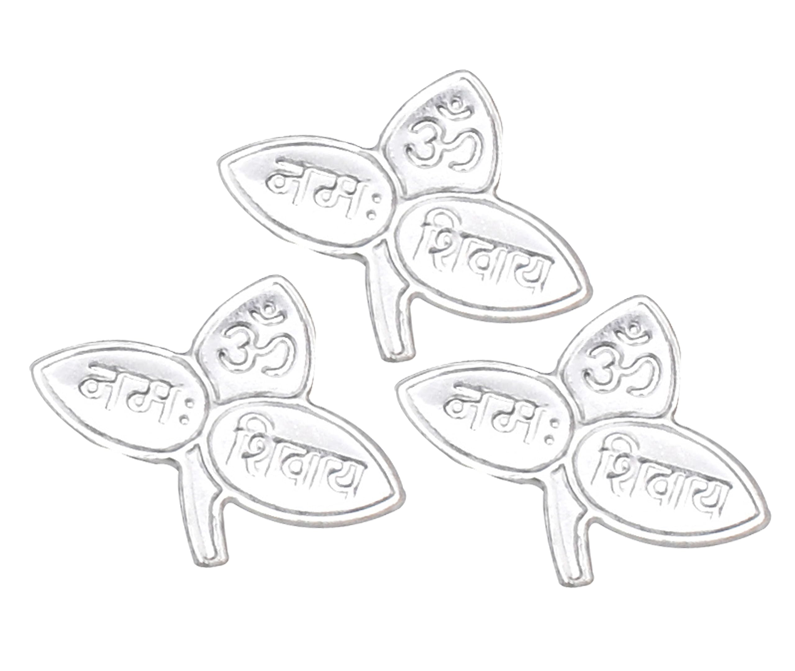 KMJ Pure Silver Belpatra/Bilva Leaves for Shivji Puja, 3 Leaves (B08YMT7BP6) Amazon Price History, Amazon Price Tracker