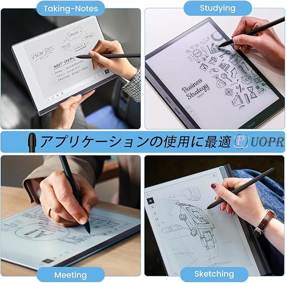2 Alternative Nibs, Durable Symbol Tip 1/2 Touch Note Pen Plus, Sensitivity and Pressure Symbol Pen 2 Nib 10 PCS, Black with Tool