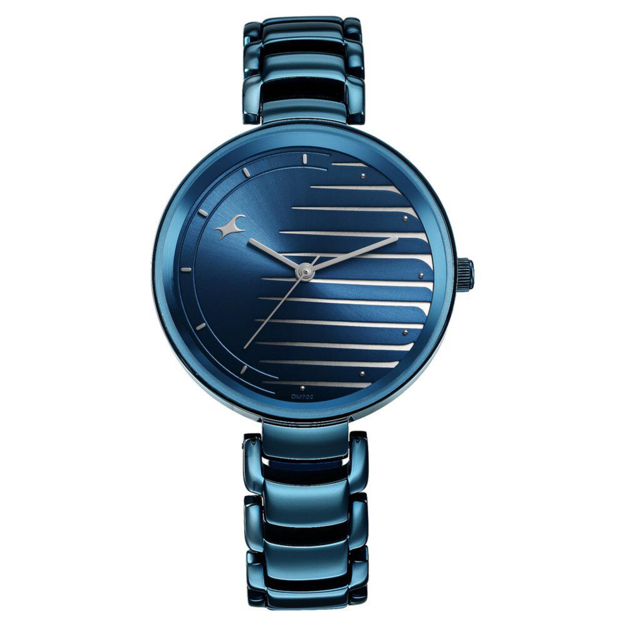 fastrack Style Up Quartz Analog Blue Dial Metal Strap Watch for Girls-NS6216QM02-picture-11