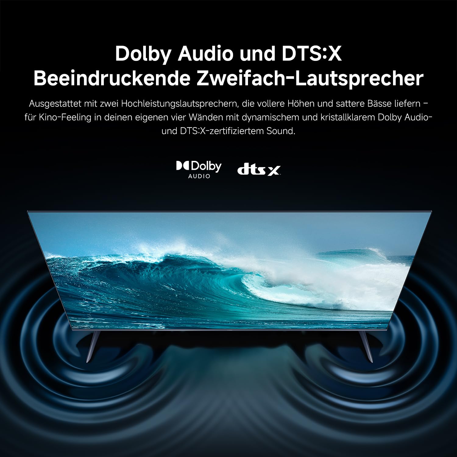 XIAOMI A Pro, 65" (165 cm), 4K UHD QLED, Smart TV, Google TV, Triple Tuner DVB-C/S/S2/T/T2, HDR10+, Game Boost 120Hz, MEMC, Sprachsteuerung mit, 2+8GB, Kompatibel mit Apple Airplay & Google Cast