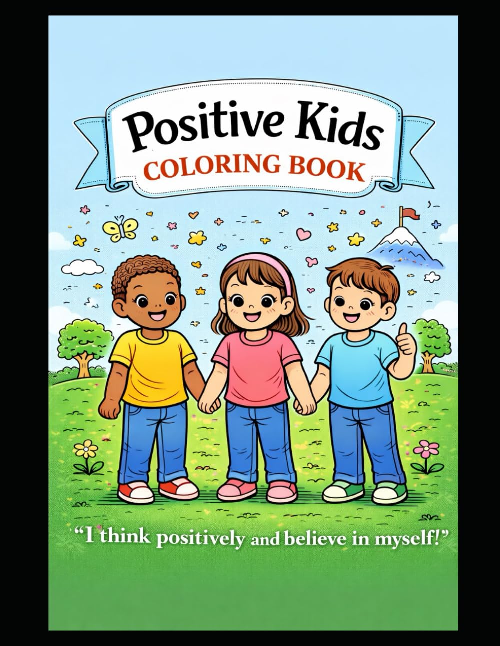 Positive Thoughts Kids coloring book