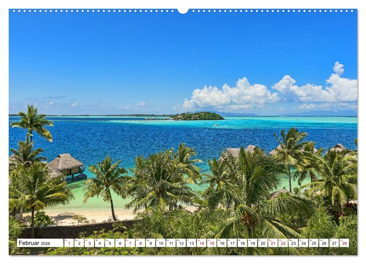 Reif für die Südsee. Reise von Fidschi bis Bora Bora (Wandkalender 2026 DIN A2 quer), CALVENDO Monatskalender: Eine Reise zu den paradiesischen Trauminseln am Ende der Welt. (CALVENDO Orte)