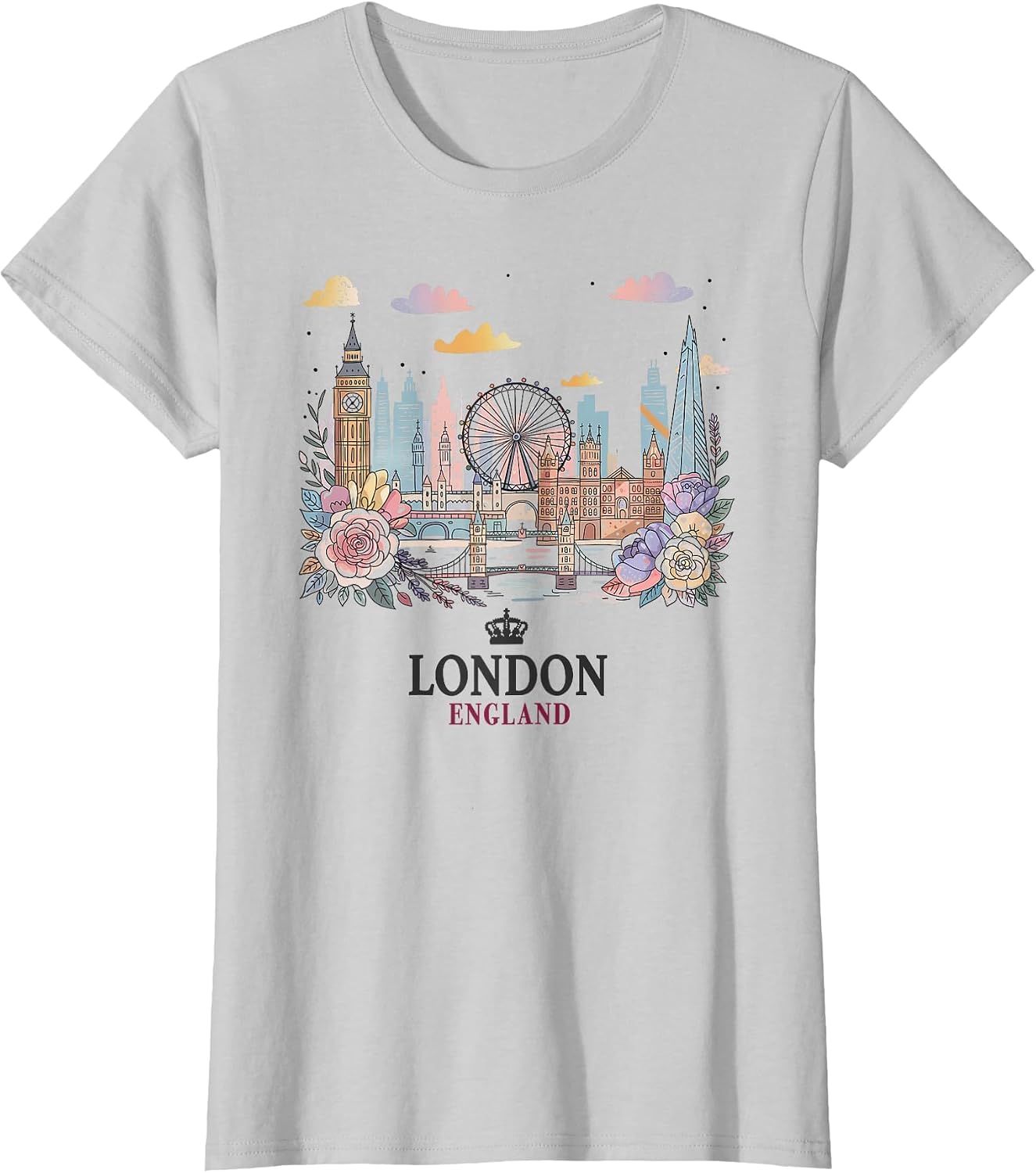 London Souvenirs Idea for Kids & British Memorabilia London T-Shirt image 5