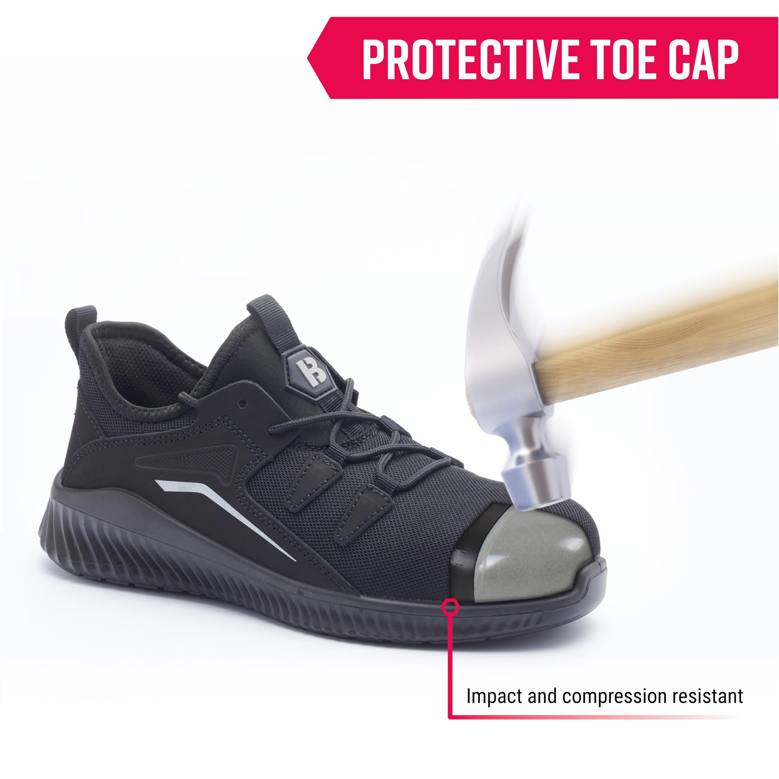 Blackrock Breeze baskets à embout en acier Chaussures de sécurité pour hommes unisexe, Chef et personnel de cuisine, Chaussures de travail et utilitaires, Semelle intermédiaire en composite sans métal