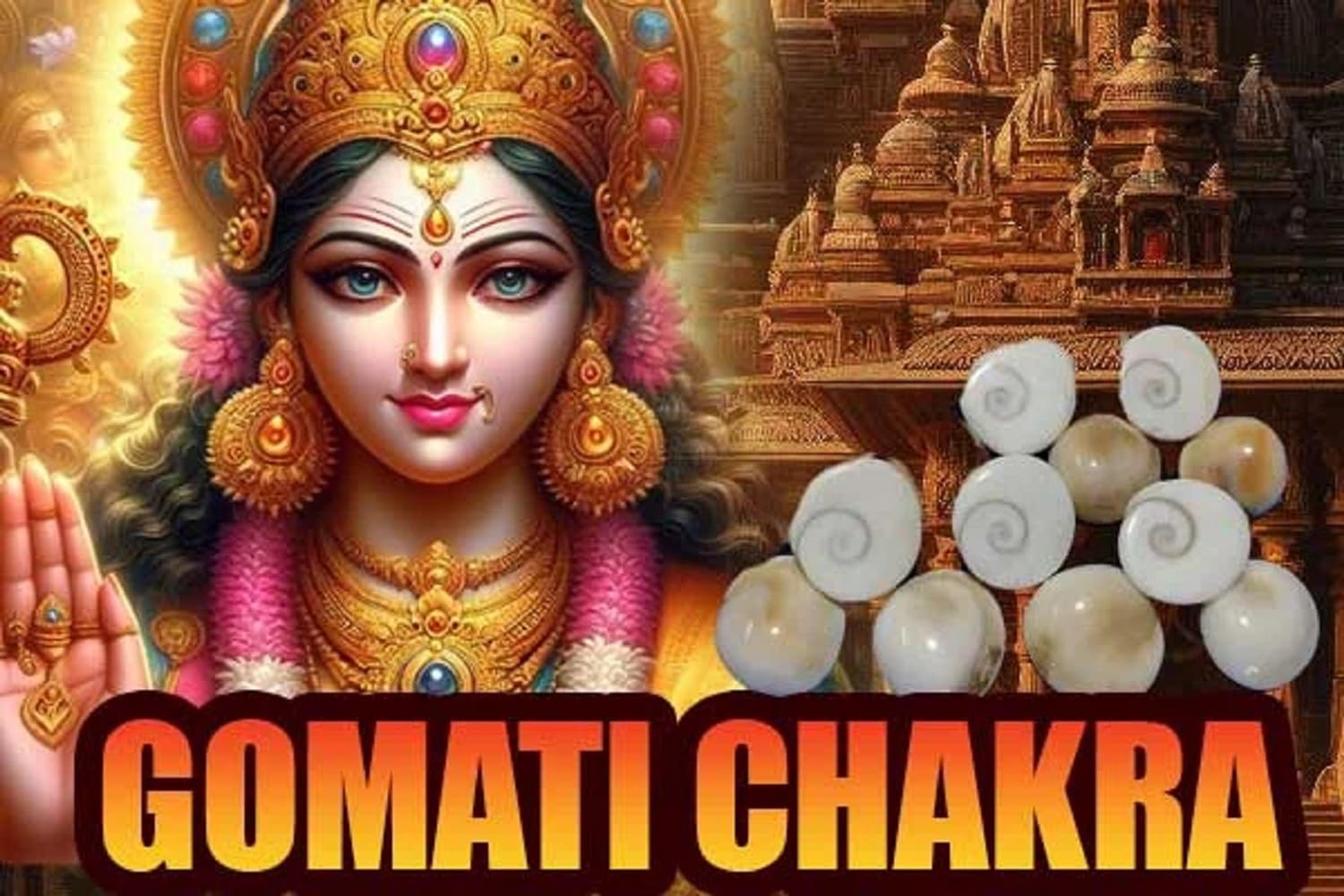 Denique Natural Gomti Chakra for Lakshmi Pooja, Wealth, Luck, Astrology | Natural Hand Picked Sea Shell/Gomti Chakra - (21 Pieces) 2