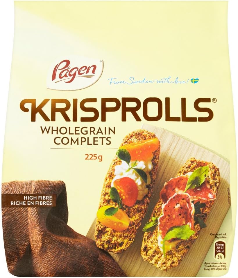 Cracker Wheat Krisprolls 225g x 12