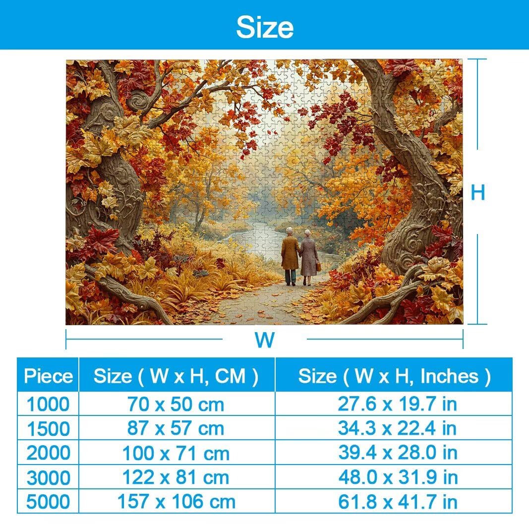 Puzzle Otoño, Puzzle 3000 Piezas para Adultos, Regalo Mujer/Hombre -2495