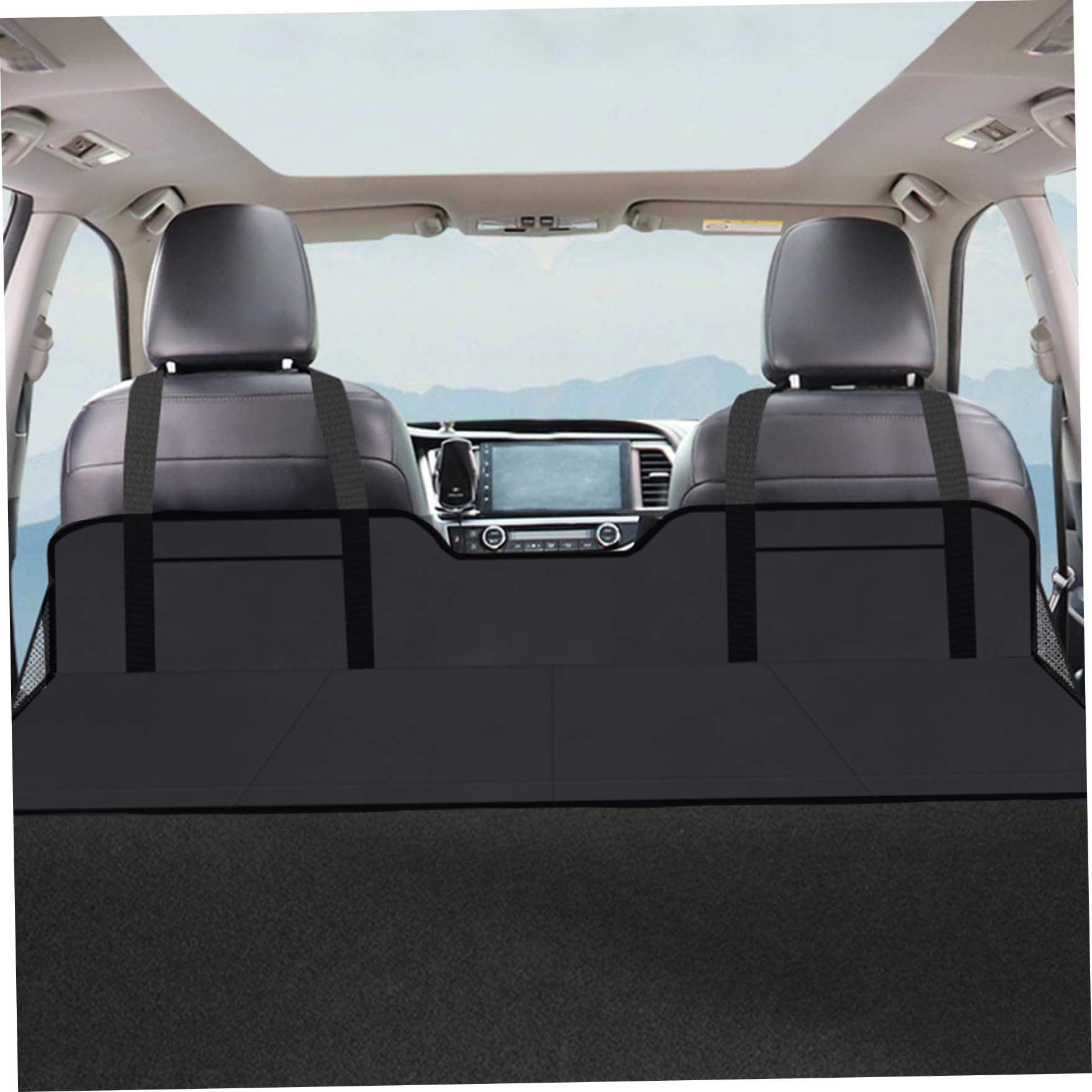 Sedile posteriore dell'auto estensione da 4 volte non gonfiabile per letto per letto posteriore con sacca di stoccaggio 50x16 in auto sul sedile posteriore Extender per camion, pesca, campeggio, spia