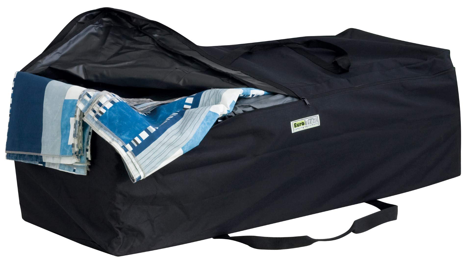 Euro Trail 31879 Zelttasche, 120cm x 45cm x 40cm, Schwarz