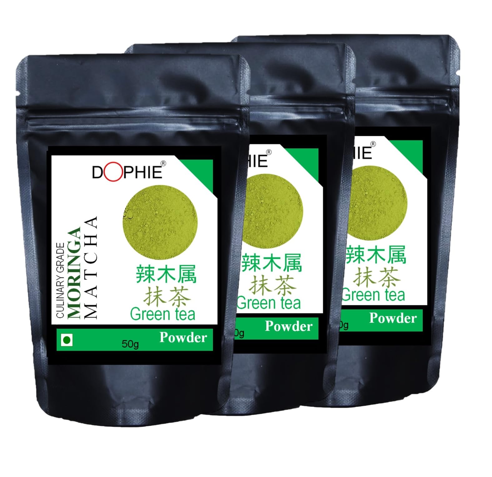 Moringa Matcha Green Tea Powder 50g | Culinary Grade | Direct Intake | Rich in Antioxidants | 15x More Benefits than Loose Green Tea Leaves or Green Tea Bags(Pack of 3) (B0D8V2KVQM) Amazon Price History, Amazon Price Tracker