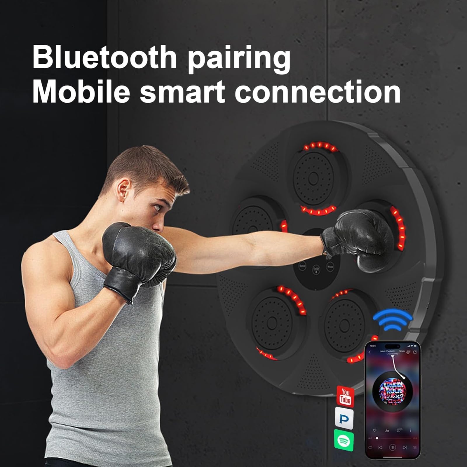 Pneterg Pugilato Uro Usica, Acchina Da Pugilato Usicale Adulto