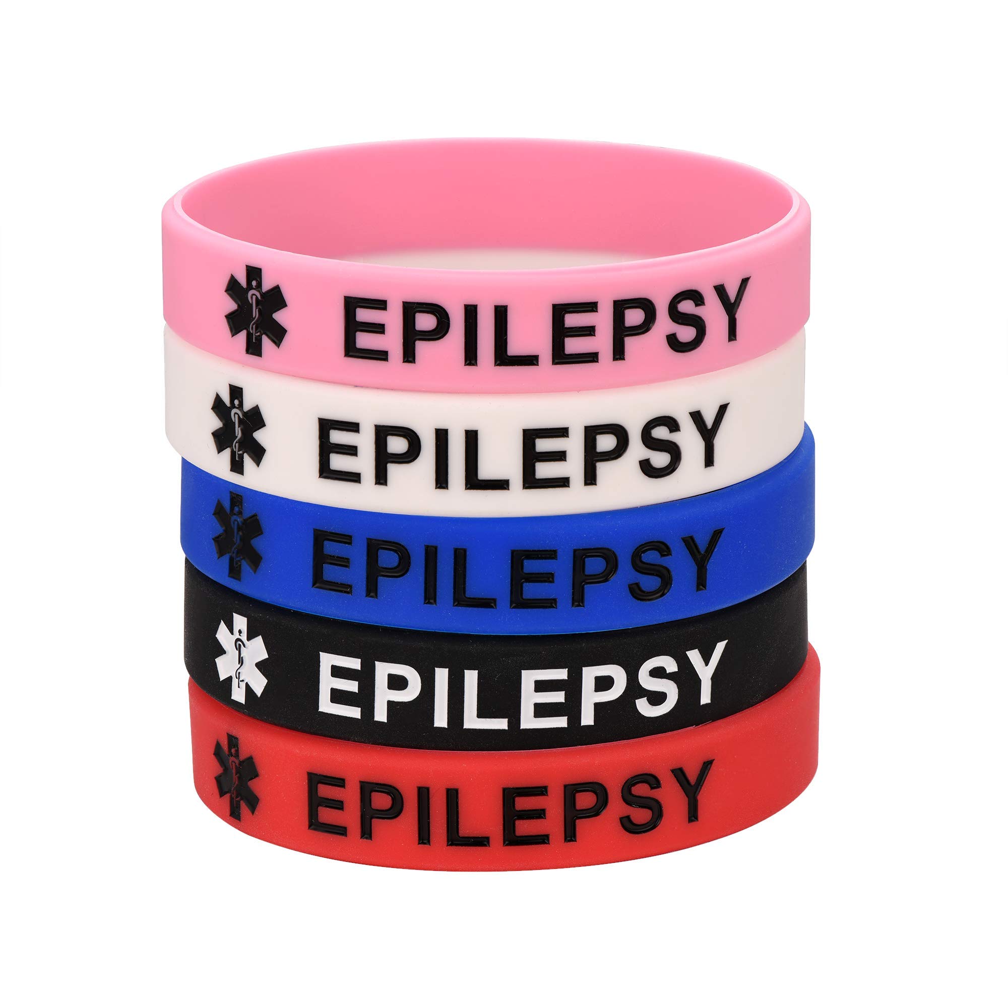 Supcare Medical Alert Bracelet – Autism Awareness Silicone ID Bracelet For Men & Teens – Custom Grey Safety Jewelry - View #3