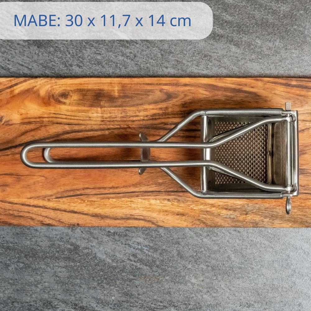 Westmark Kartoffelpresse und Sparschäler, 2tlg. Set, Rostfreier Edelstahl/Stahl, Triangel, Famos, Silber 612622E7
