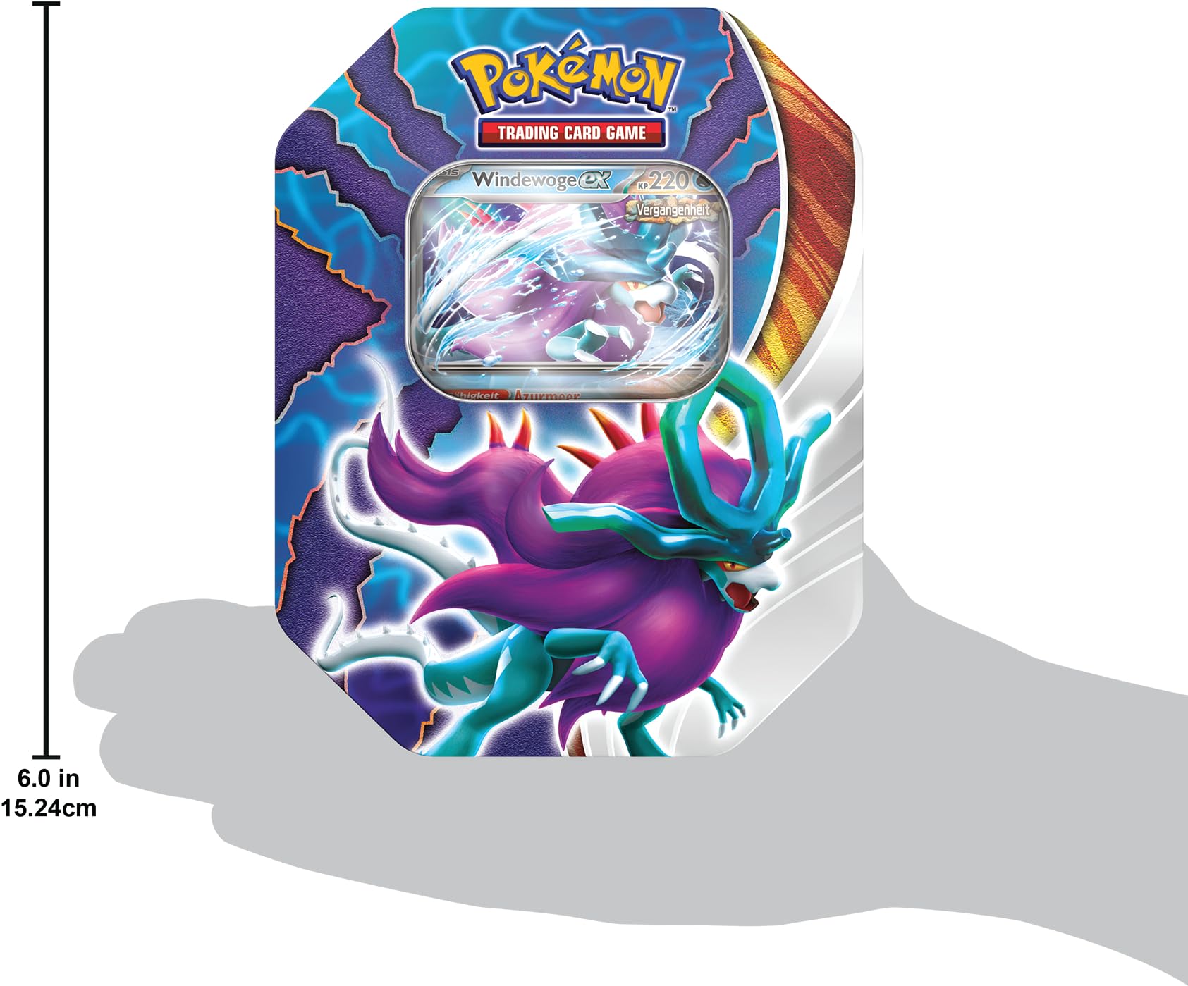 Pokémon - Trading Card Game: Tin-Box Paradoxclash: Windewoge-ex (1 Holographic Promo Card & 4 Booster Packs) - Image 4