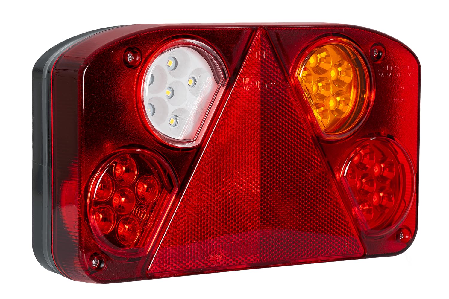 HORPOL Multifunktionale rechte LED-Rückleuchte mit Dreiecksreflektor LZD 845