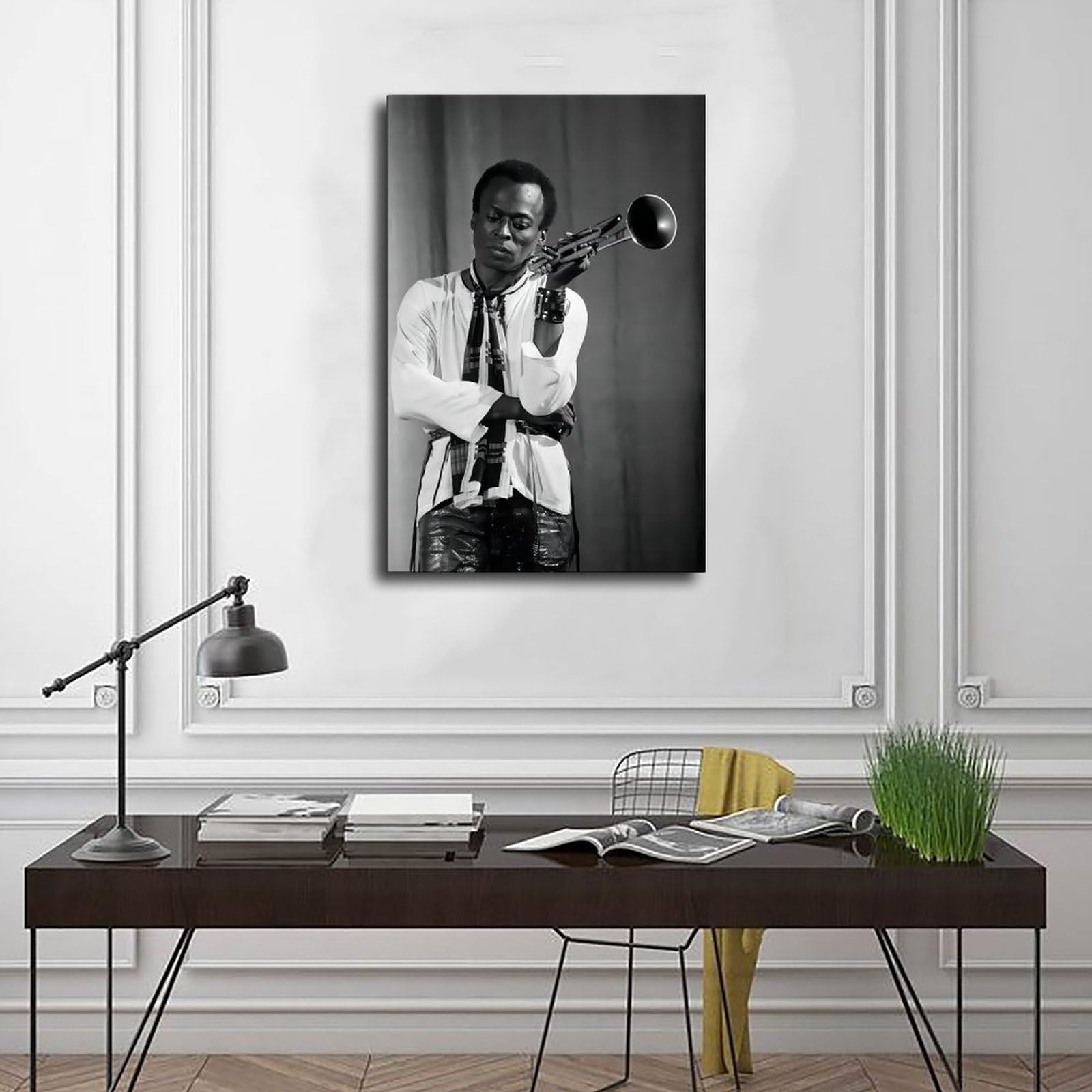 Poster Miles Davis Su Tela – Stampa Musicale 50x75 Cm, Decorazione Da Parete Per Camera, Ufficio, Senza Cornice, Personalizzabile - 5