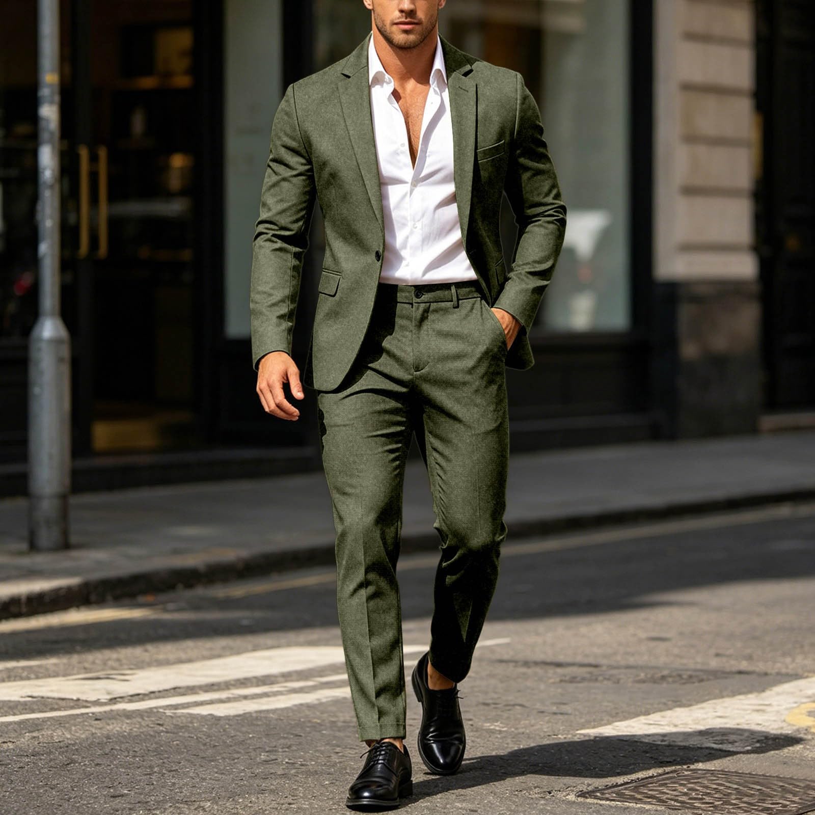 Giacca Uomo Paillettes Elegante, Blazer da Festa con Dettagli Brillanti e Stile Moderno, Abito Maschile per Teatro, Concerto, Discoteca e Cerimonia Creativa