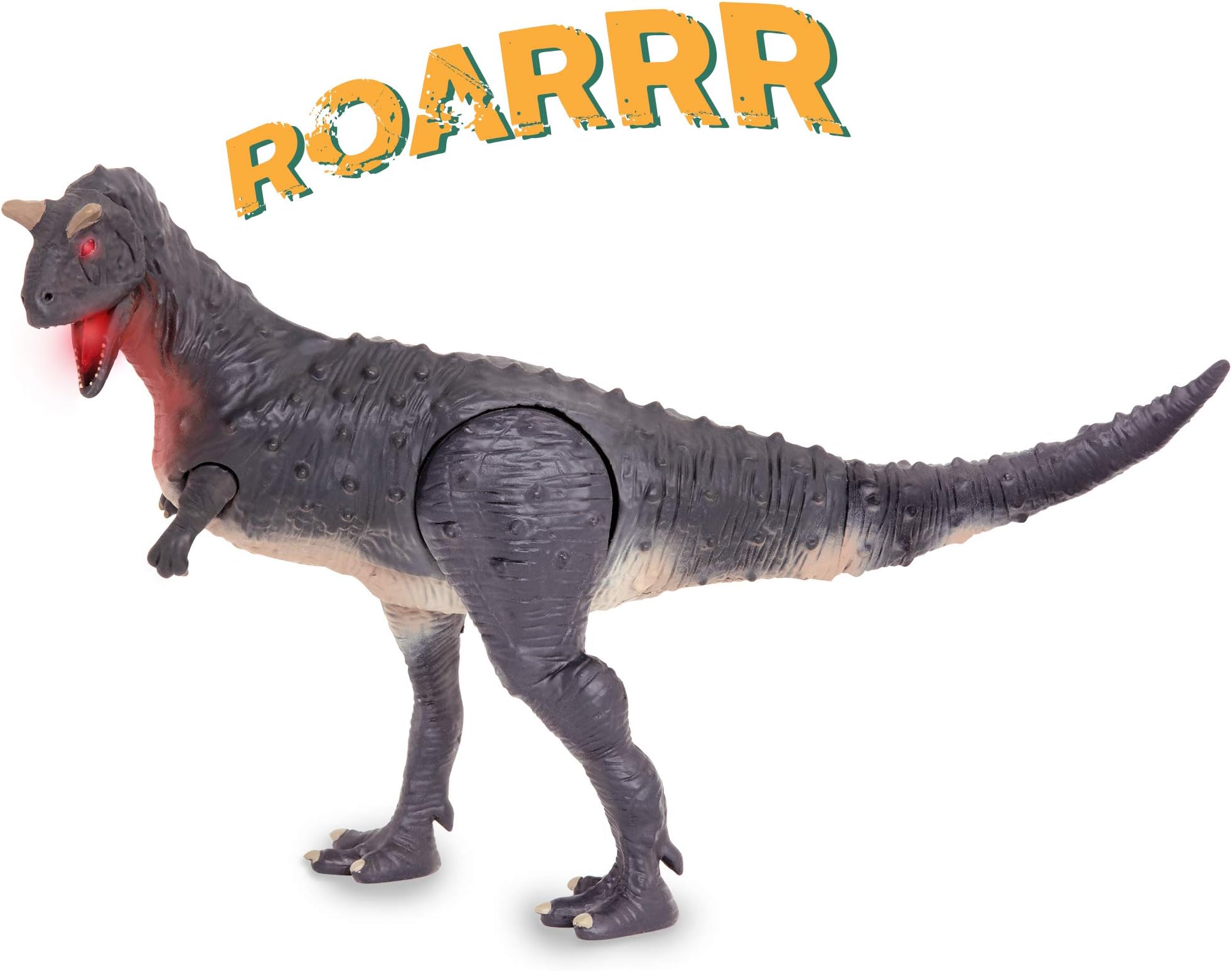 Terra by Battat - Carnotaurus - Dinosaur Figurine - Electronic Toy - Educational Dinosaur Toy - 3 Years +
