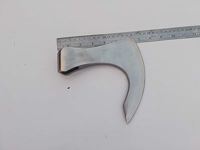 Knives Exporter New Handmade Carbon Steel Viking Bearded Bushcraft Hunting Outdoor Hatchet Axe Head Head only CSH-01