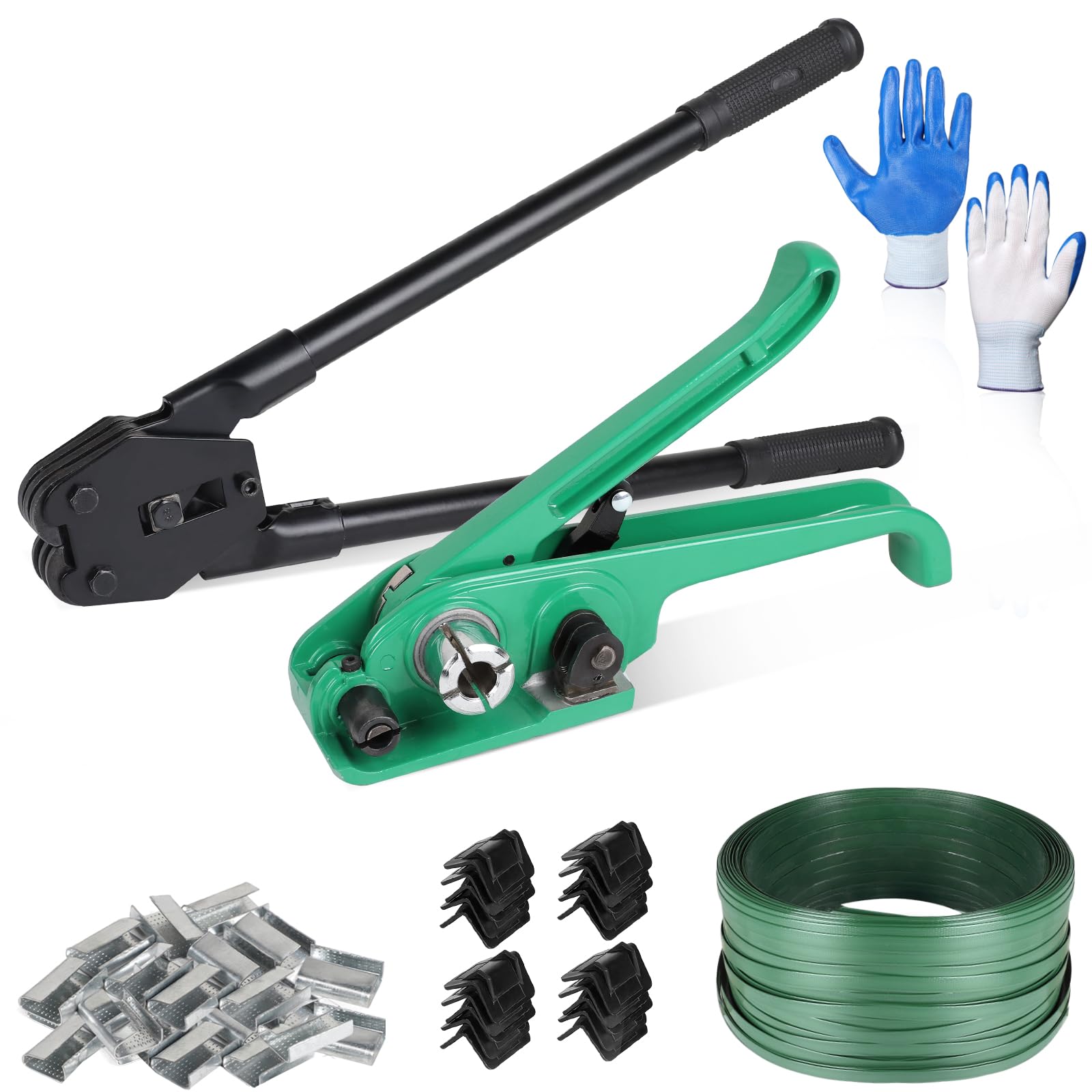 SWAWIS Reggiatura Manuale per 12-19 mm con Nastro 200M