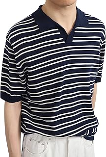 Long Sleeve Polo Shirts Mens, Polo Shirts for Men Extra Long V Neck T Shirts for Men UK Mens Tops Casual Navy Blue Polo Shirts Men Purple Tshirt White Tee Shirts V Neck for Men Adult