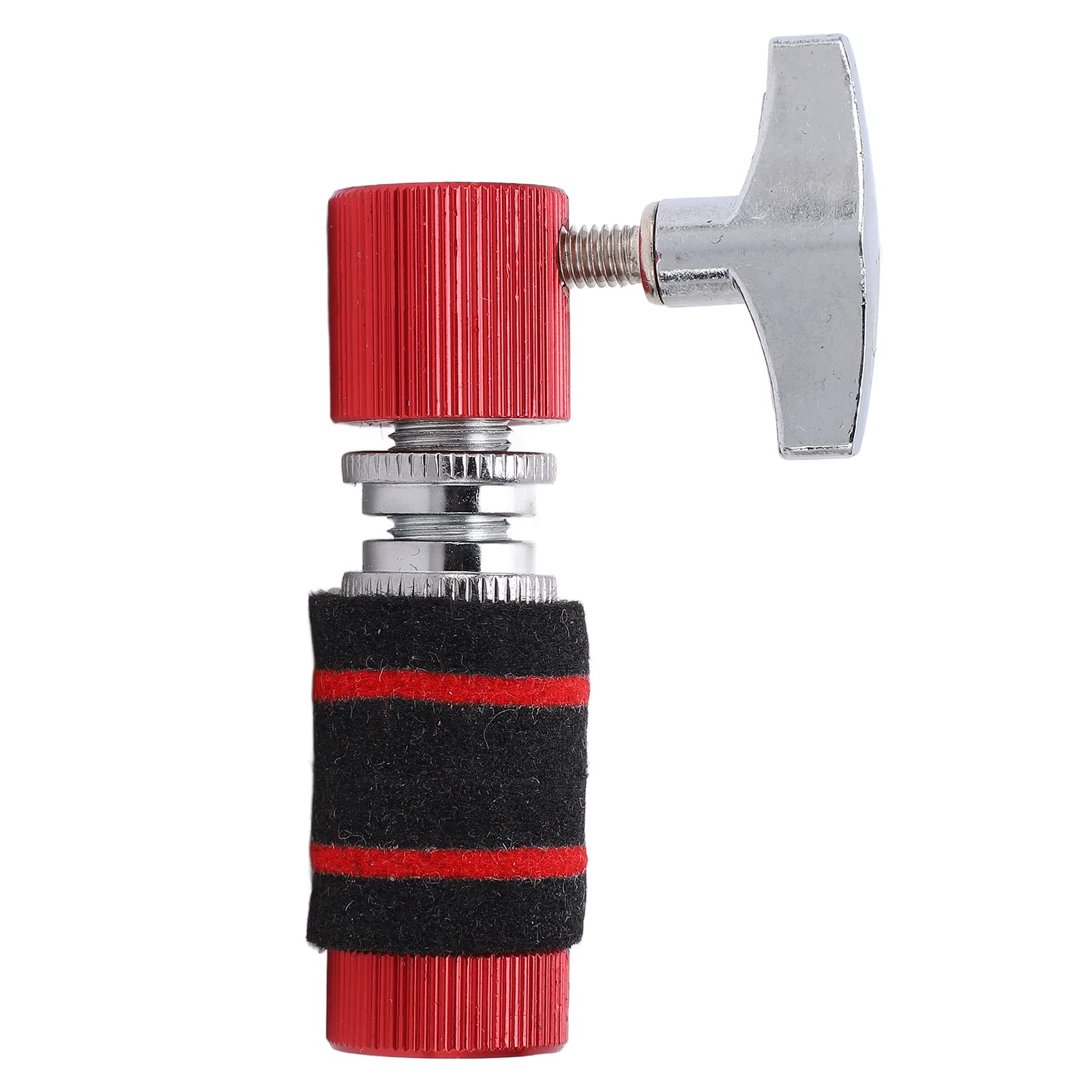 Miskall Hi Hat Clutch, Metal Standard Jazz Drum Kits Parts Percussion Instrument Accessories Red for Hi Hat Drop Clutch Cymbal Jazz Drum Parts Accessories