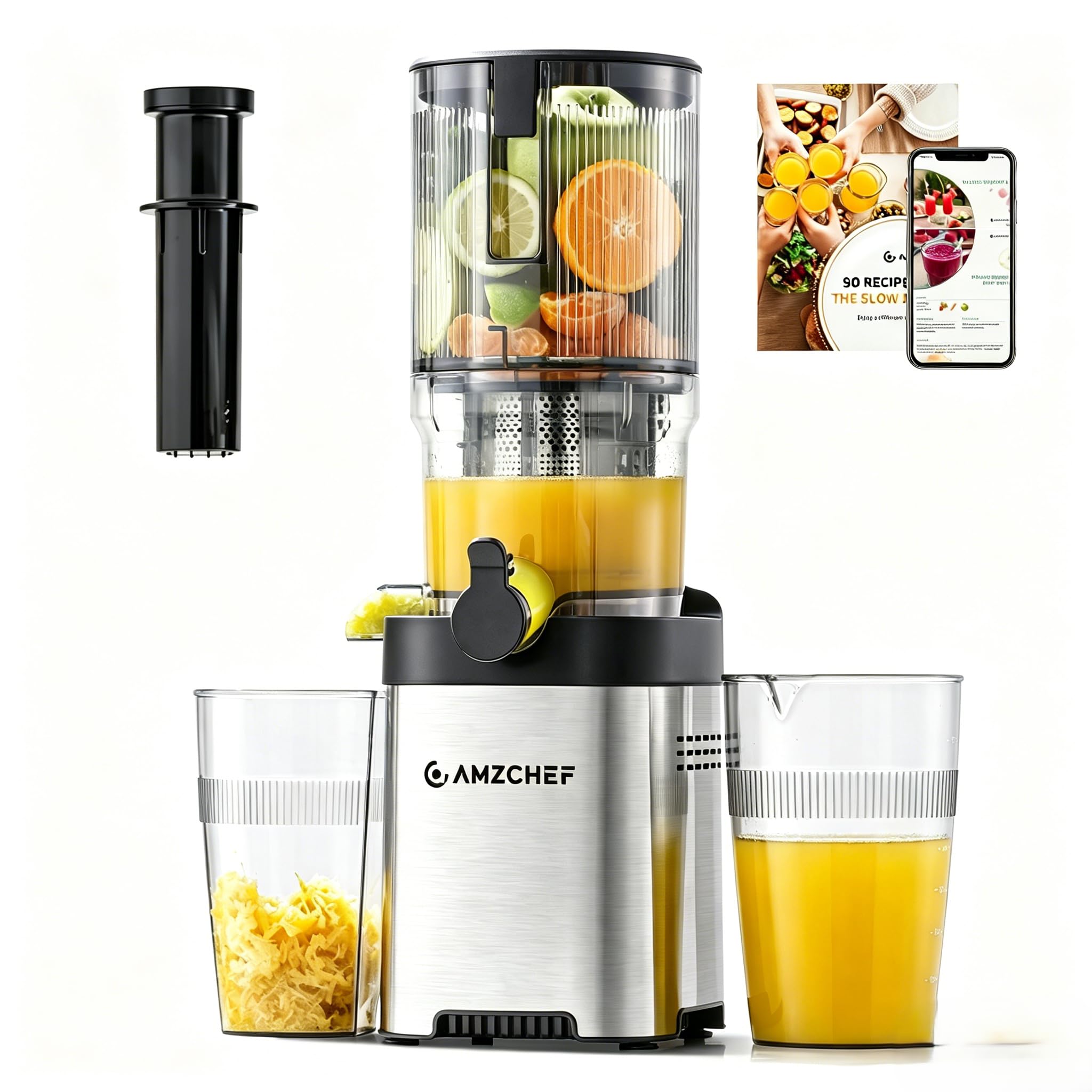 Photo 1 of *See Clerk Notes*Cold Press Juicer Machine, 5.4" Wide Self-Feeding Chute