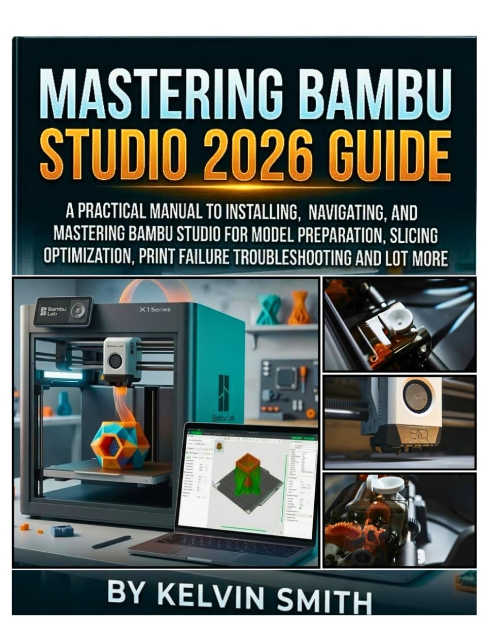MASTERING BAMBU STUDIO 2026 GUIDE: A Practical Manual to Installing, Navigating, and Mastering Bambu Studio for Model Preparation, Slicing Optimization, Print Failure Troubleshooting and lot more