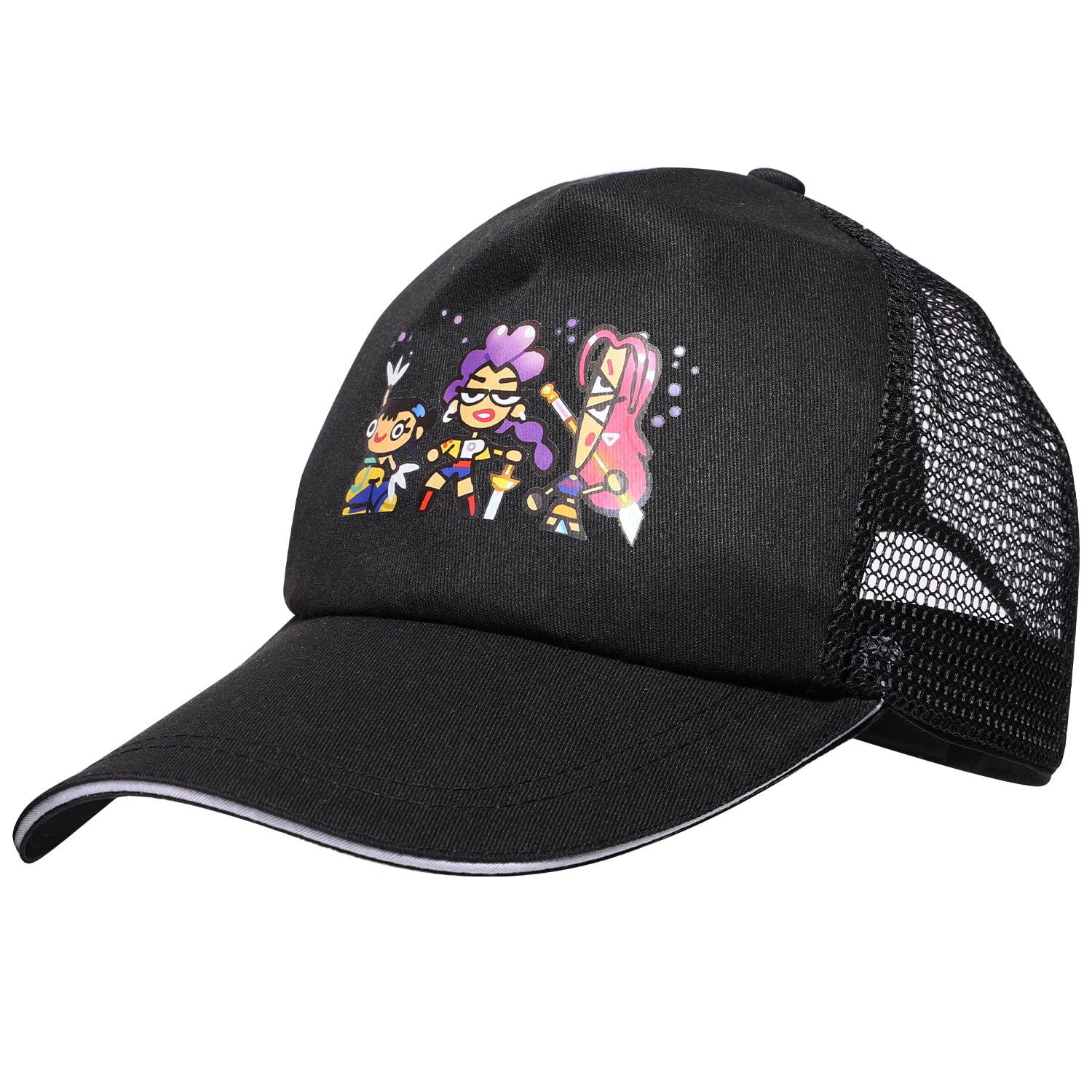 AICase for Kpop Merch Toys Gifts Adjustable Baseball Hat,Anime Hunter Halloween Cosplay Costume for Demon Hunters Party Favors 2026 Birthday Decorations Black