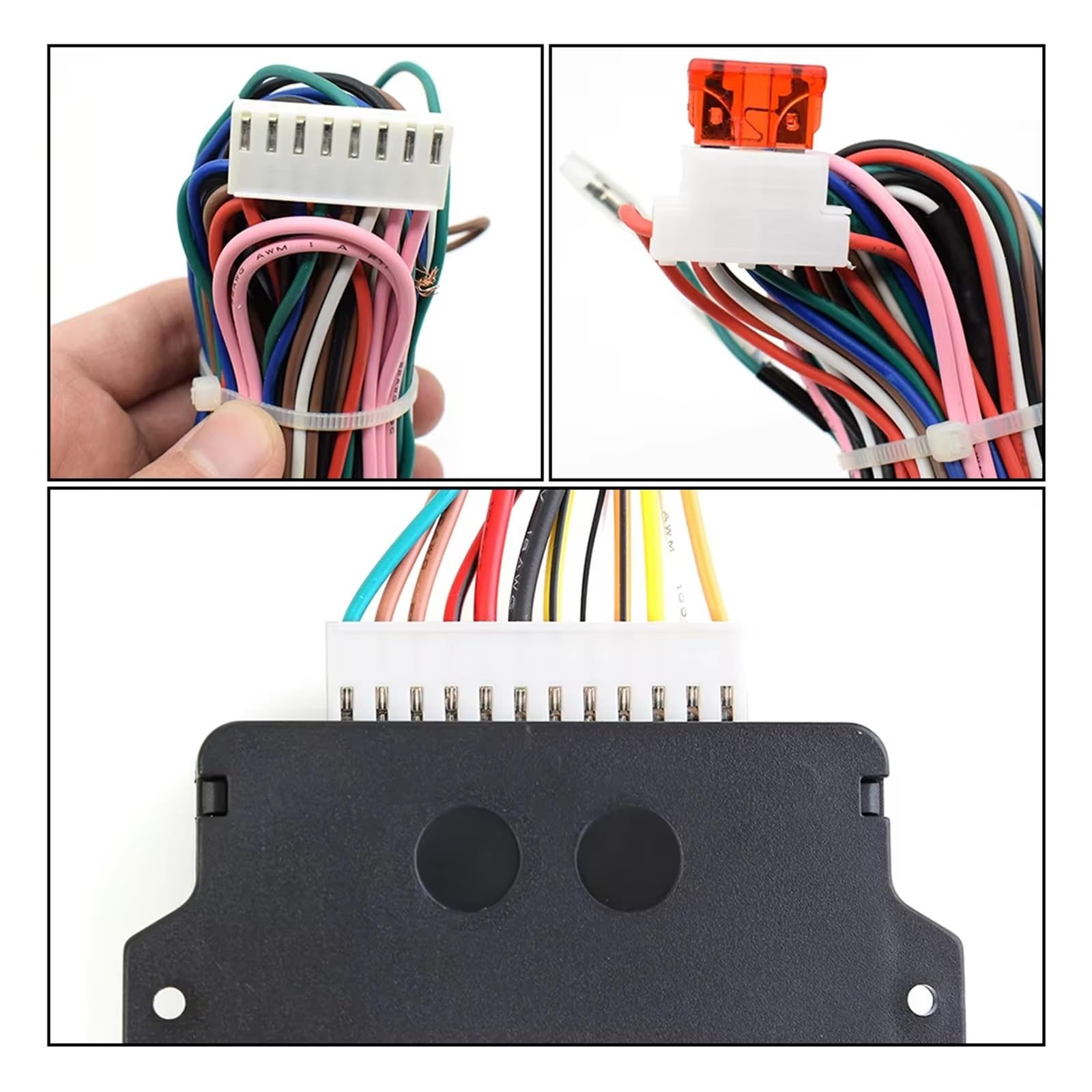 Serratura Attuatore Porta Ingresso Senza Chiave Con Telecomando Per Serratura Per Auto, Kit Chiusura Allarme Con 4 Motori Per Attuatore Serratura Elettrica 12V