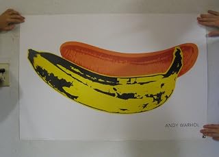 (24x36) Andy Warhol Banana Art Print Poster