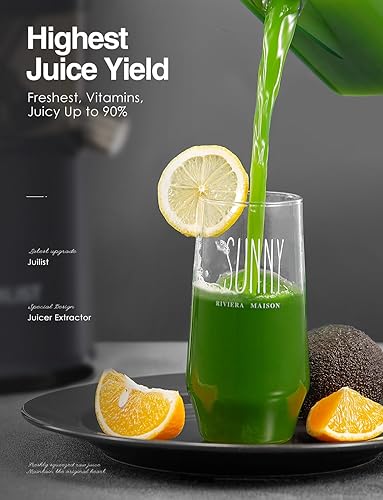 Miniatura 4 de Máquinas de exprimidor, Juilist Exprimidor de boca ancha de 3", extractor de jugo para vegetales y frutas con ajuste de 3 velocidades, motor de