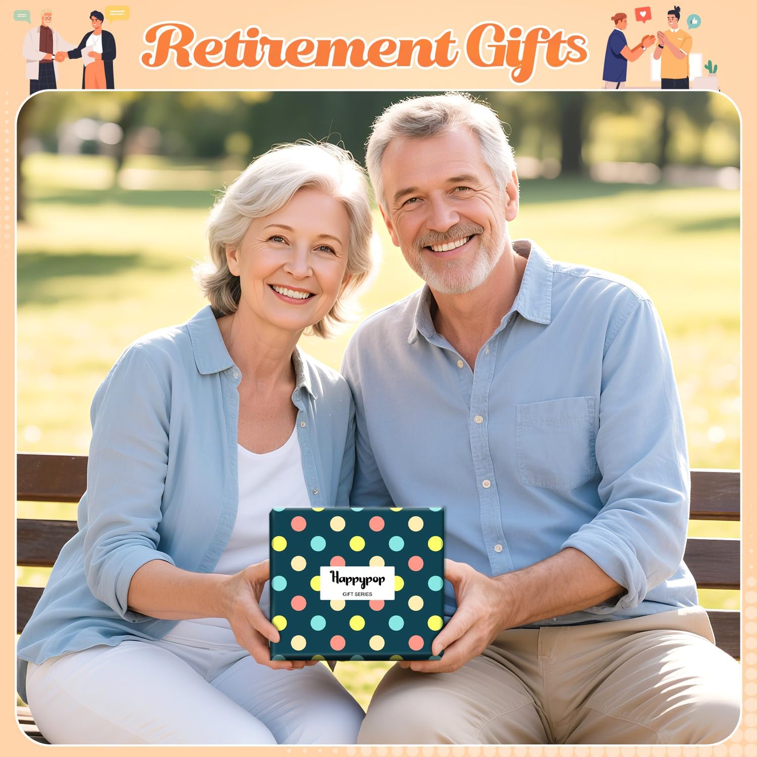 HAPPYPOP Retirement Gifts Ideas - Retired Socks, 2025 Retirement Friends Gifts - Image 2
