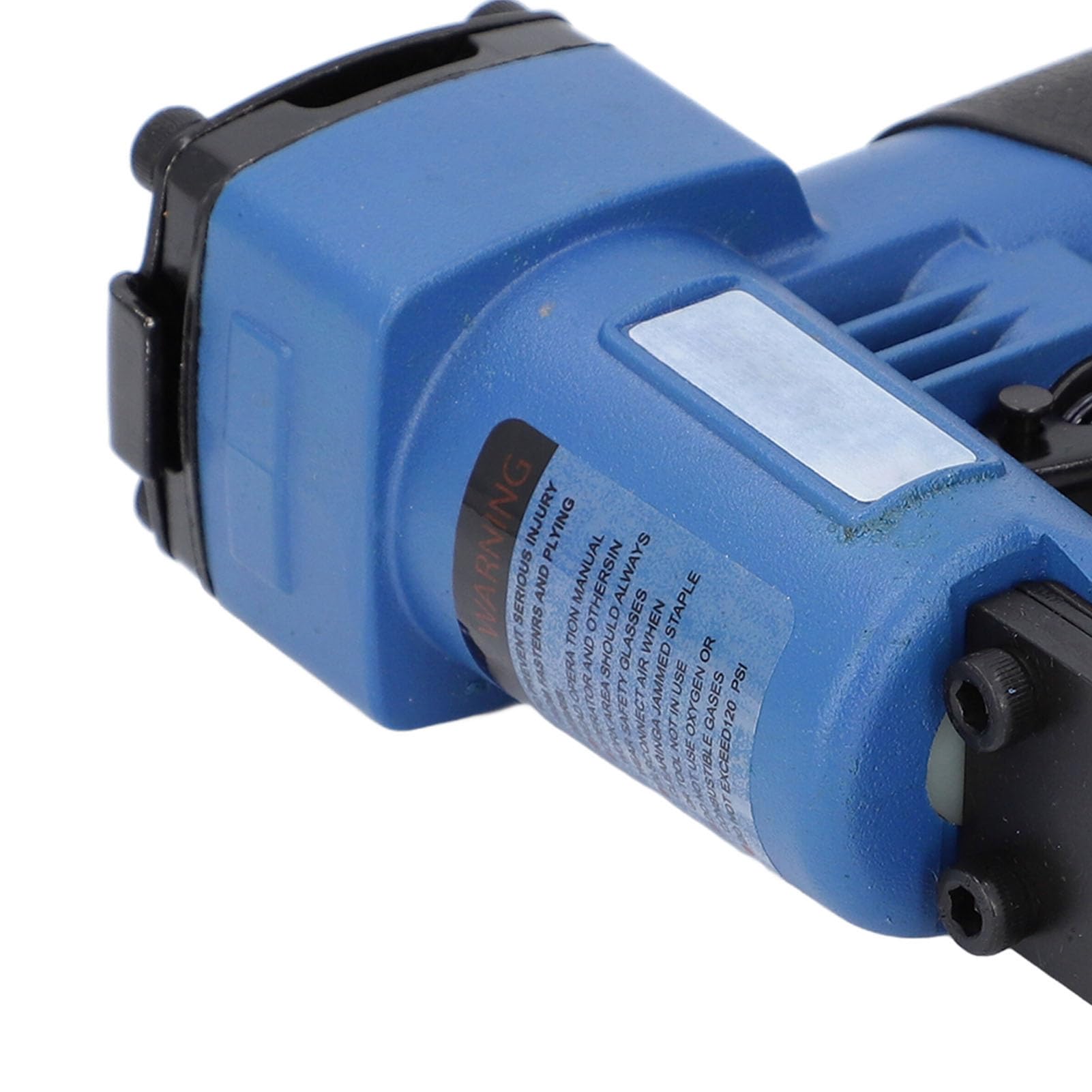 Pistola Grapadora Neumática de Presión de Trabajo de 4 a 7 Bar, Compatible con Grapas de 12,8 Mm de Ancho y 6 Mm, 8 Mm, 10 Mm, 13 Mm y 16 Mm de Longitud, para Alfombras de