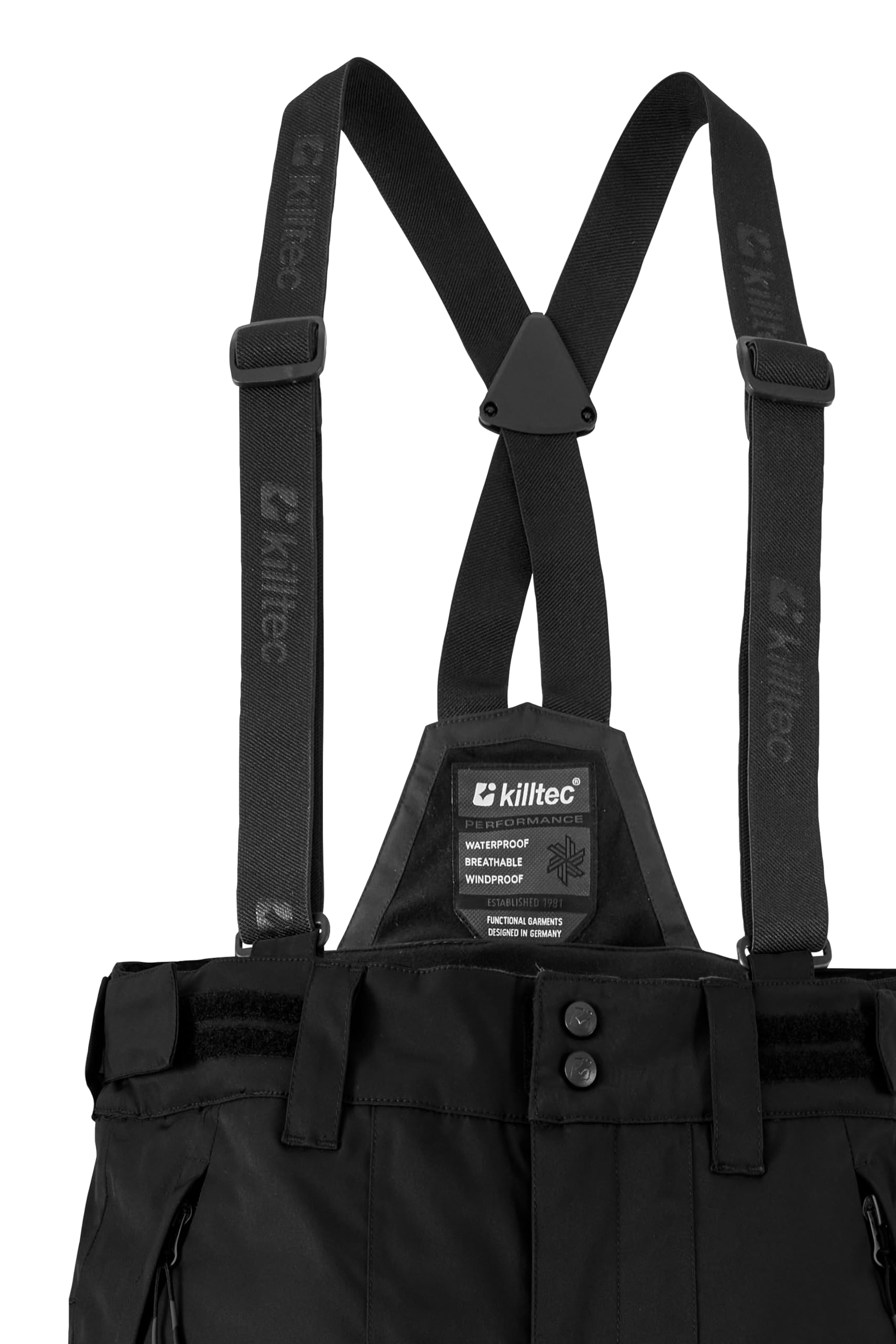 Killtec - Boys Skihose 242, Pantaloni da Sci con Pettorina Rimovibile e Protezione dei Bordi Bambini e Ragazzi