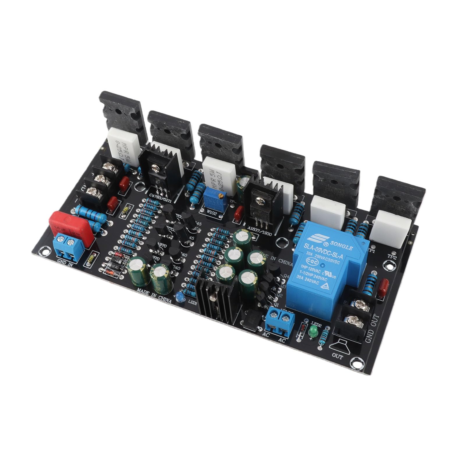 Wzmacniacz mono 300 W, obsługa karty wzmacniacza mocy klasy D, głośnik 15 cali, moduł AMP DC 20-90 V do samochodu, kina domowego
