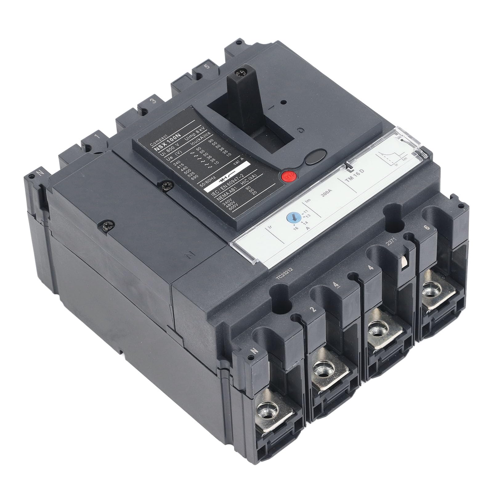 Kadimendium Wyłącznik Automatyczny 4P Kompaktowy i Wysokowydajny Wyłącznik Różnicowoprądowy 100 A do zastosowań Elektrycznych 220 V 380 V