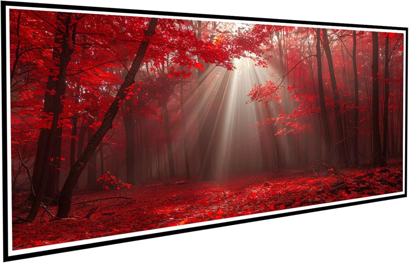Diamentowe malowanie leśne malarstwo diamentowe dla dorosłych, 5D diamentowe rysunki drzewo obrazy diamentowe, 100 x 200 cm diament sztuka haft krzyżykowy puzzle rzemiosło dziewczyna dekoracja ścienna