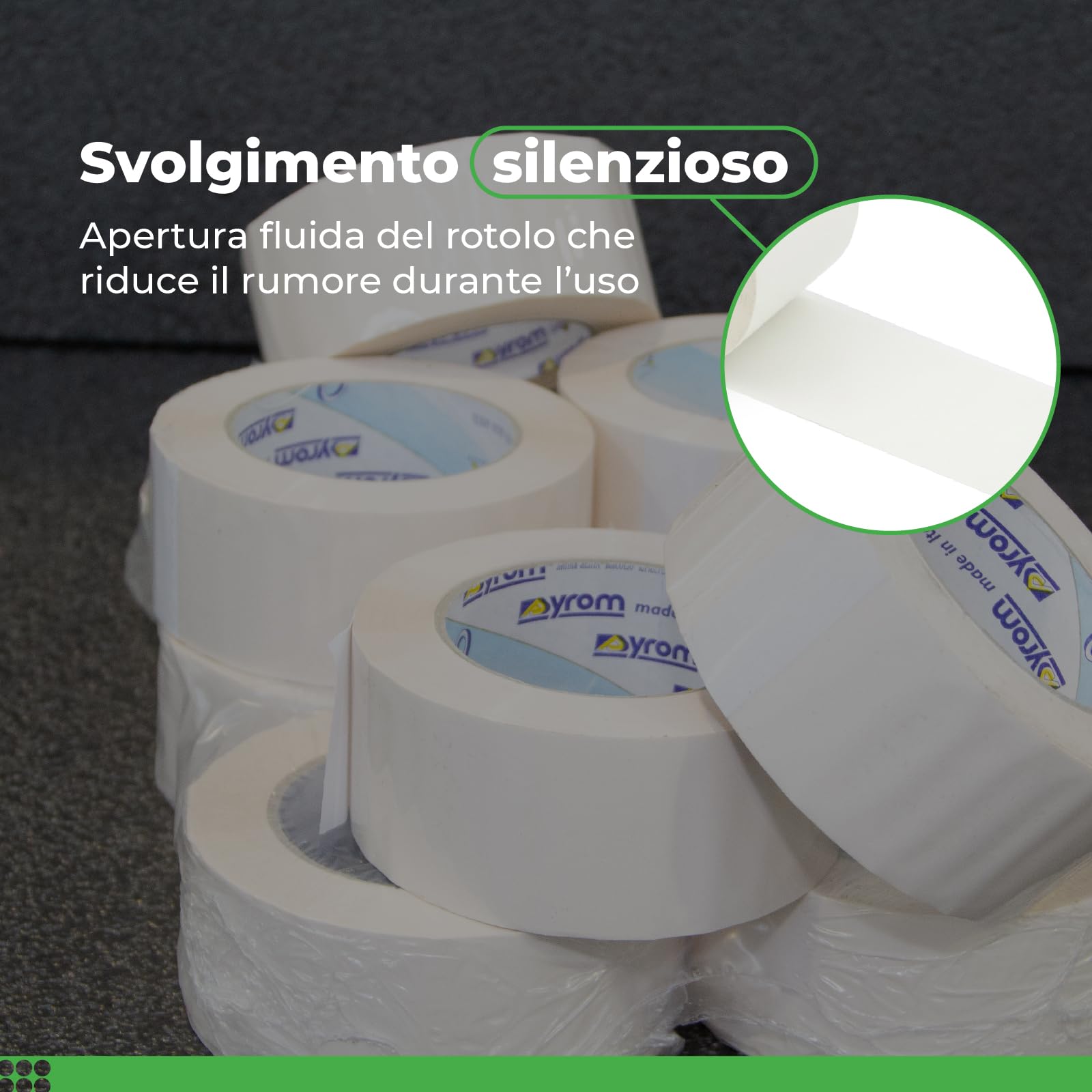 Nastro Adesivo Bianco in PPL 35my 50 mm x 66 m - Imballaggio e Chiusura Cartoni, Adesione Duratura per Spedizioni, Magazzino e Traslochi, 36 Rotoli