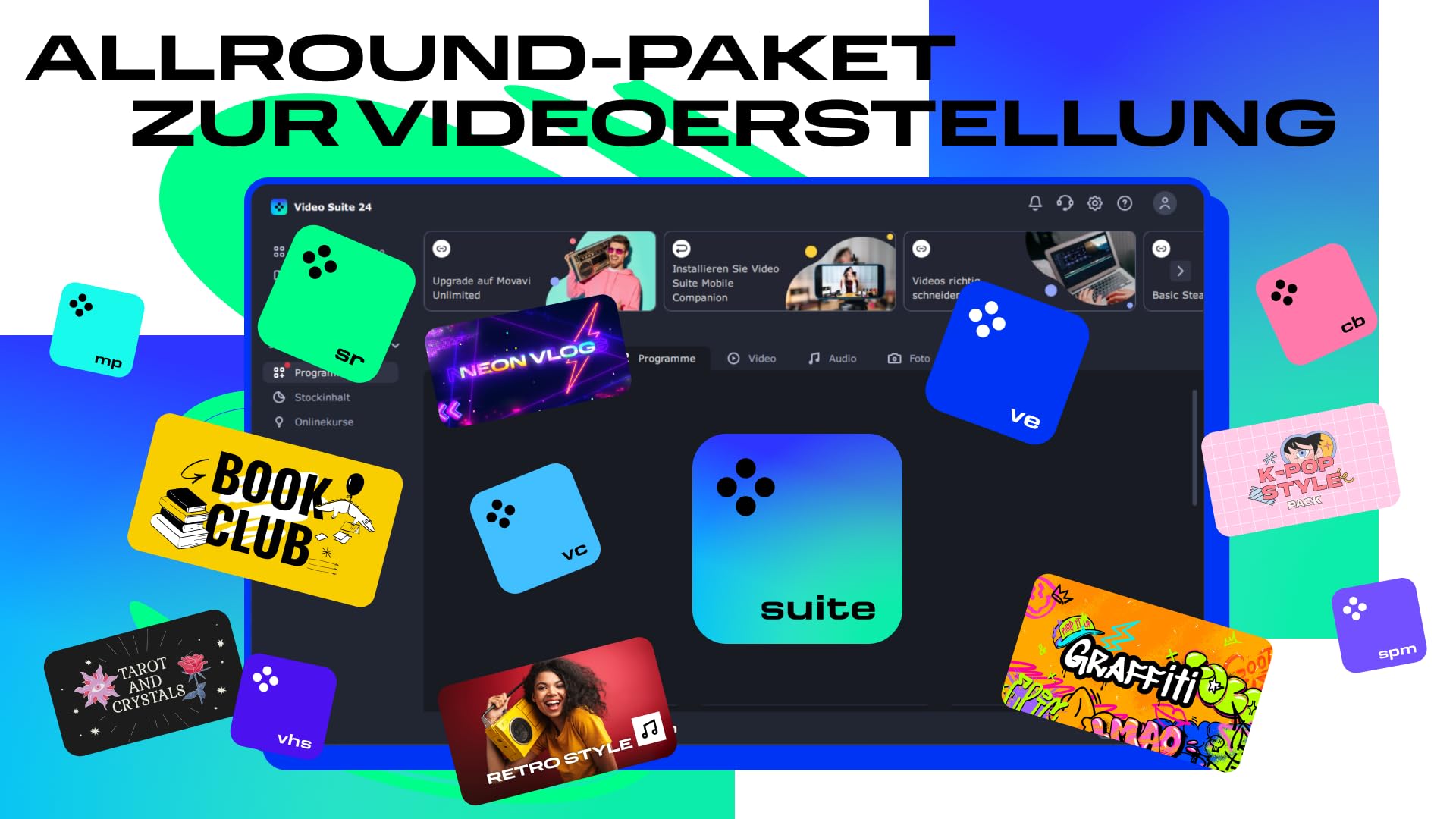 Movavi Video Suite für Mac - 1-Jahres-Lizenz | Geschäft | 1 Gerät | Mac | Mac Aktivierungscode per Email